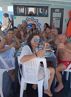 Pranzo a bordo